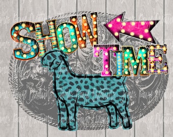 Show GOAT Digital File for Sublimation | Show Goat Design | Goat Transfer | 4H GOAT, Show Goat Shirt | Stock Show | Livestock show png Print