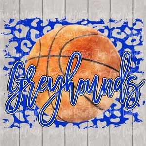 Basketball Leopard Print PNG | GREYHOUNDS Basketball | Basketball T-Shirt| Basketball PNG| Basketball Sublimation |Basketball Mom