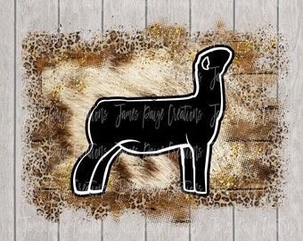 Stock Show LAMB Digital File | Sublimation | Show Lamb Design | LAMB Transfer | 4H Lamb |  Lamb Design | Stock Show | Digital Print Sheep