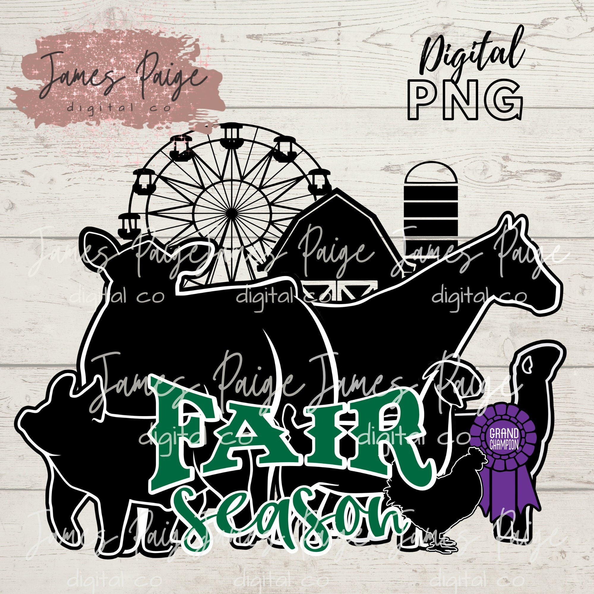 Fair Season | Stock Show Digital File | Sublimation | Stock Show Life | Show Animal Sublimation | Stock Show Shirt | Livestock Show Shirt