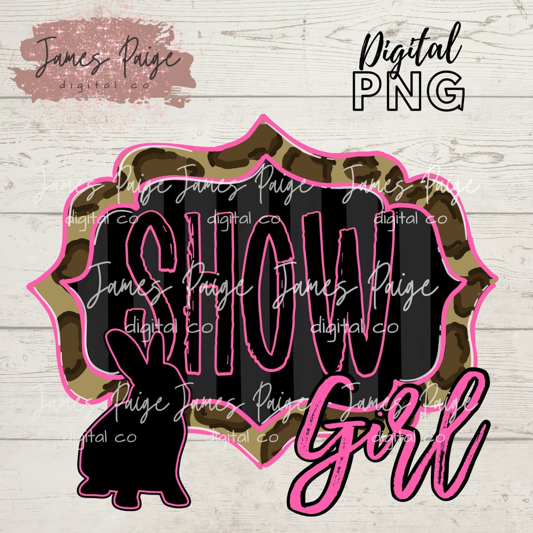 Show RABBIT Digital File | Sublimation | Show Girl | Show Rabbit Design ...