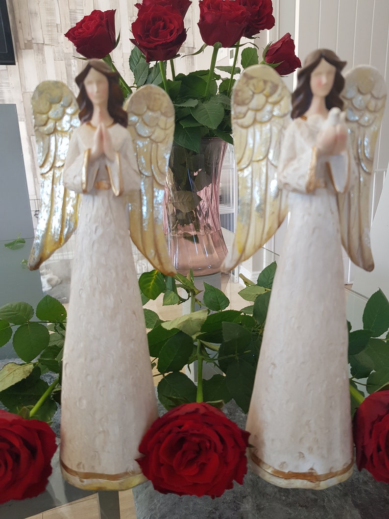 Angel figurine angel ornaments large angel figurines angel Etsy