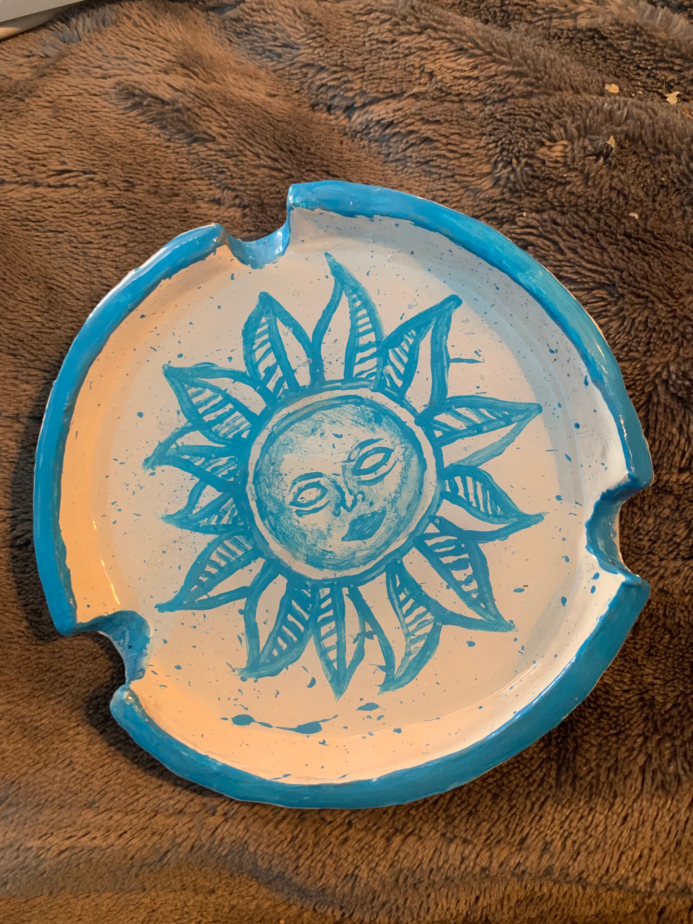 Clay Ash Tray Etsy