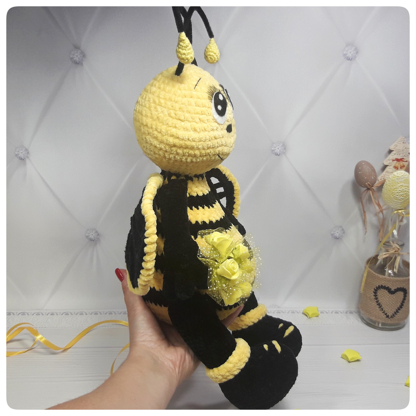 Bumble BEE Crochet PATTERN / Amigurumi Plush Stuffed Bee Pattern ...