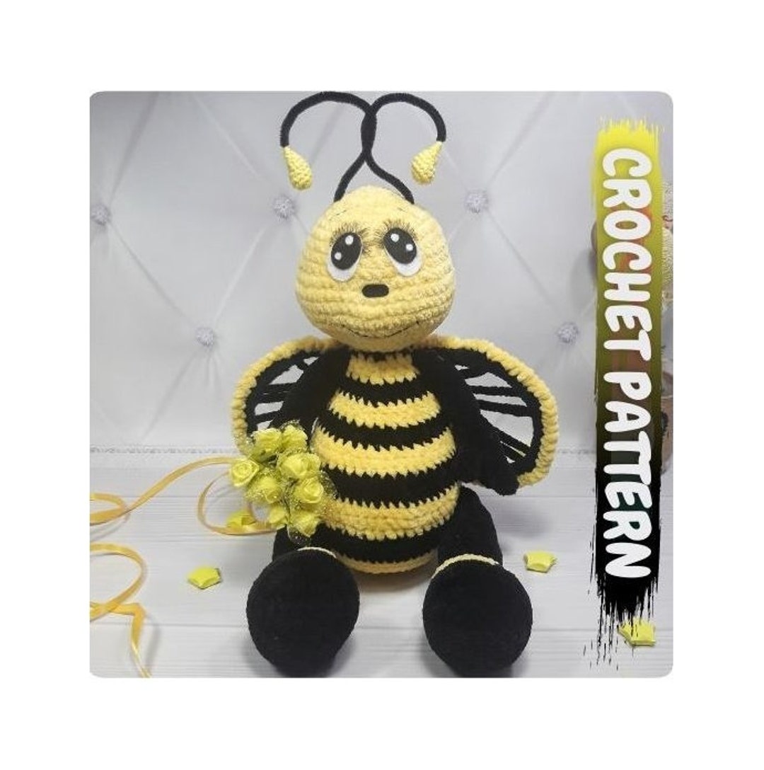 Bumble BEE Crochet PATTERN / Amigurumi Plush Stuffed Bee Pattern ...