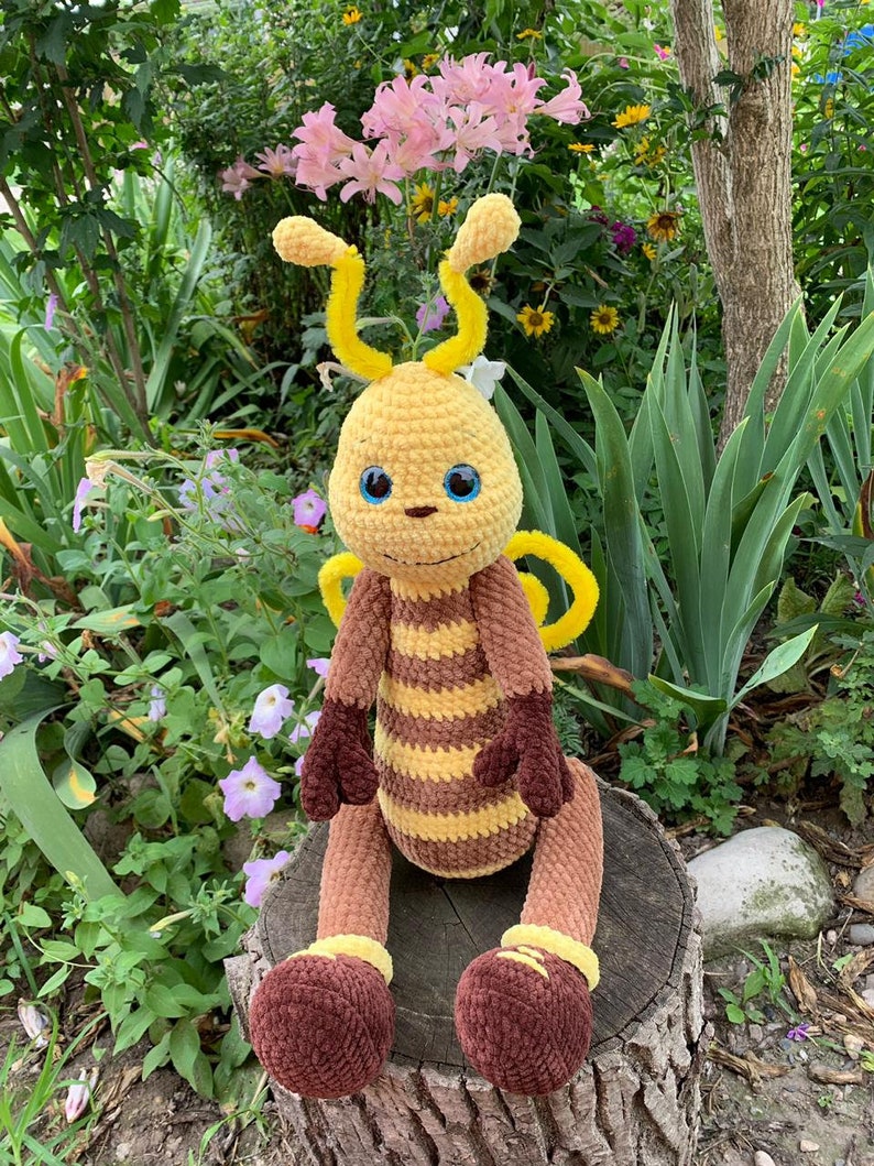 Bumble BEE Crochet PATTERN / Amigurumi Plush Stuffed Bee Pattern ...