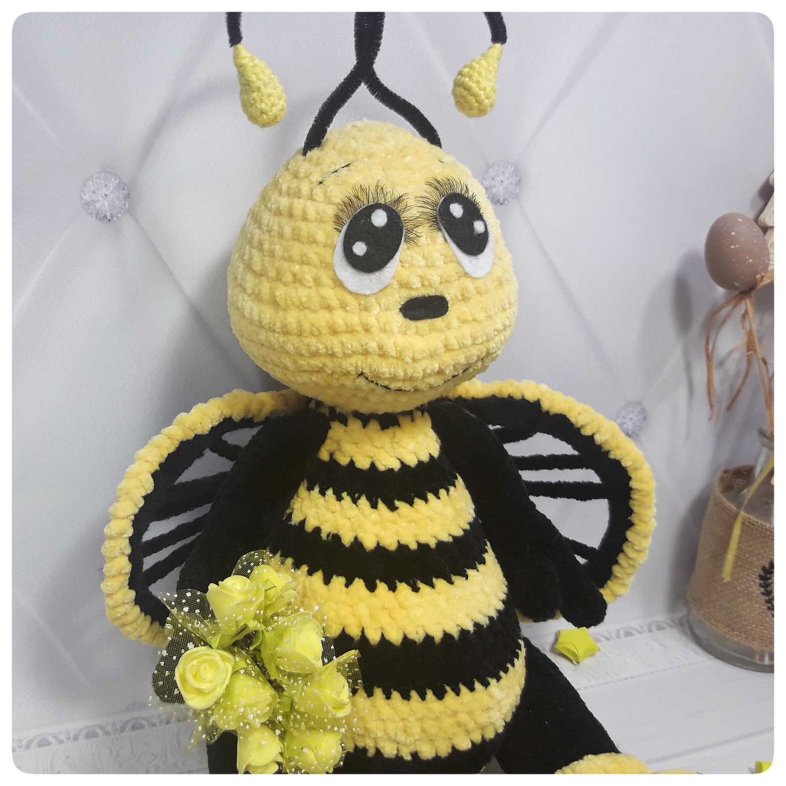 Bumble BEE Crochet PATTERN / Amigurumi Plush Stuffed Bee Pattern ...