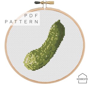 Pickle Cross Stitch Pattern | Funny cross stitch Pattern | Modern Cross Stitch Pattern | Homemade Gift