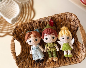 Peter Pan Set - Amigurumi Pattern (PDF File ENGLISH / ESPANÕL)