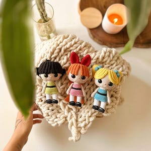 The Powerpuff Girls Set - Amigurumi Pattern (PDF File ENGLISH / ESPANÕL)