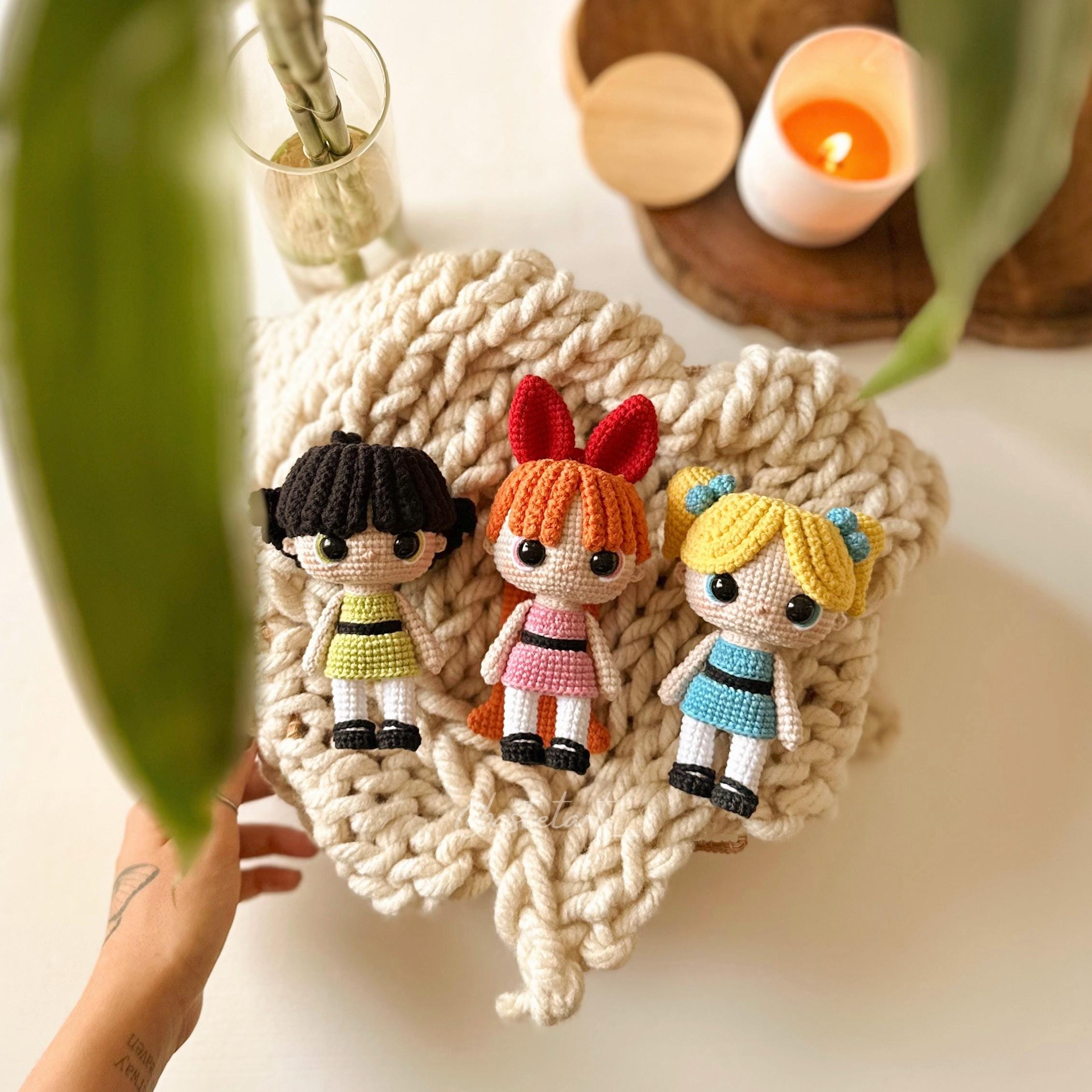 The Powerpuff Girls Set - Amigurumi Pattern (PDF File ENGLISH / ESPANÕL)