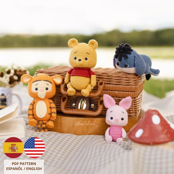 9 Winnie the Pooh Crochet Patterns 8 Winnie the Pooh Set