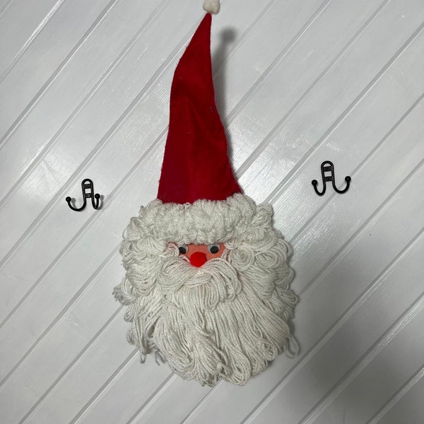 Santa Head Wall Hanging Etsy