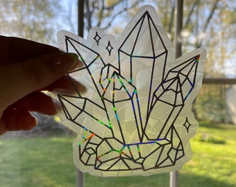 Crystals Sun Catcher Window Cling