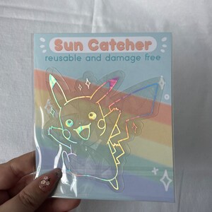 Pikachu Sun Catcher Window Cling image 3