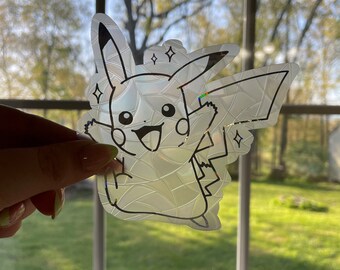 Pikachu Sun Catcher Window Cling