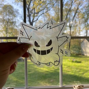 Gengar Sun Catcher Window Cling