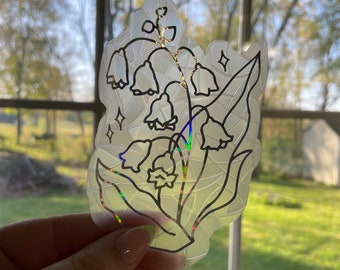 Lily of the Valley Sun Catcher Window Cling