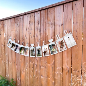 Bride To Be Photo Banner / Bachelorette Party Decorations / Bridal Shower Decor
