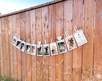 Bride To Be Photo Banner / Bachelorette Party Decorations / Bridal Shower Decor