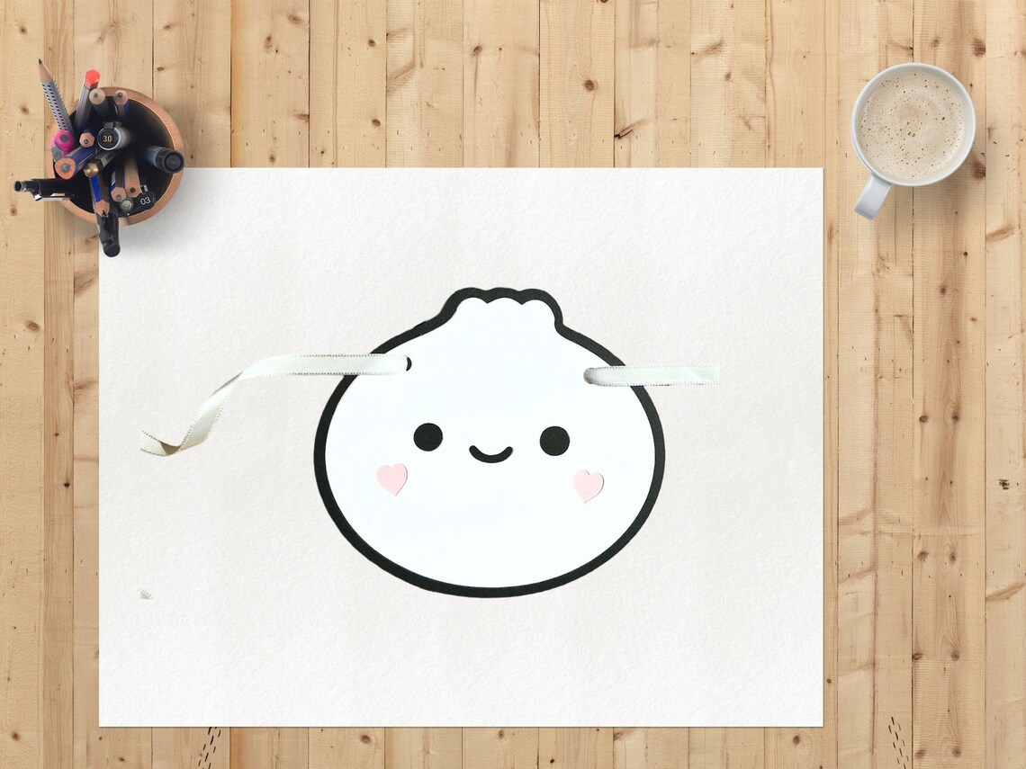 Dumpling Banner for Bao Baby Shower Decorations, Kawaii Bao Dimsum ...