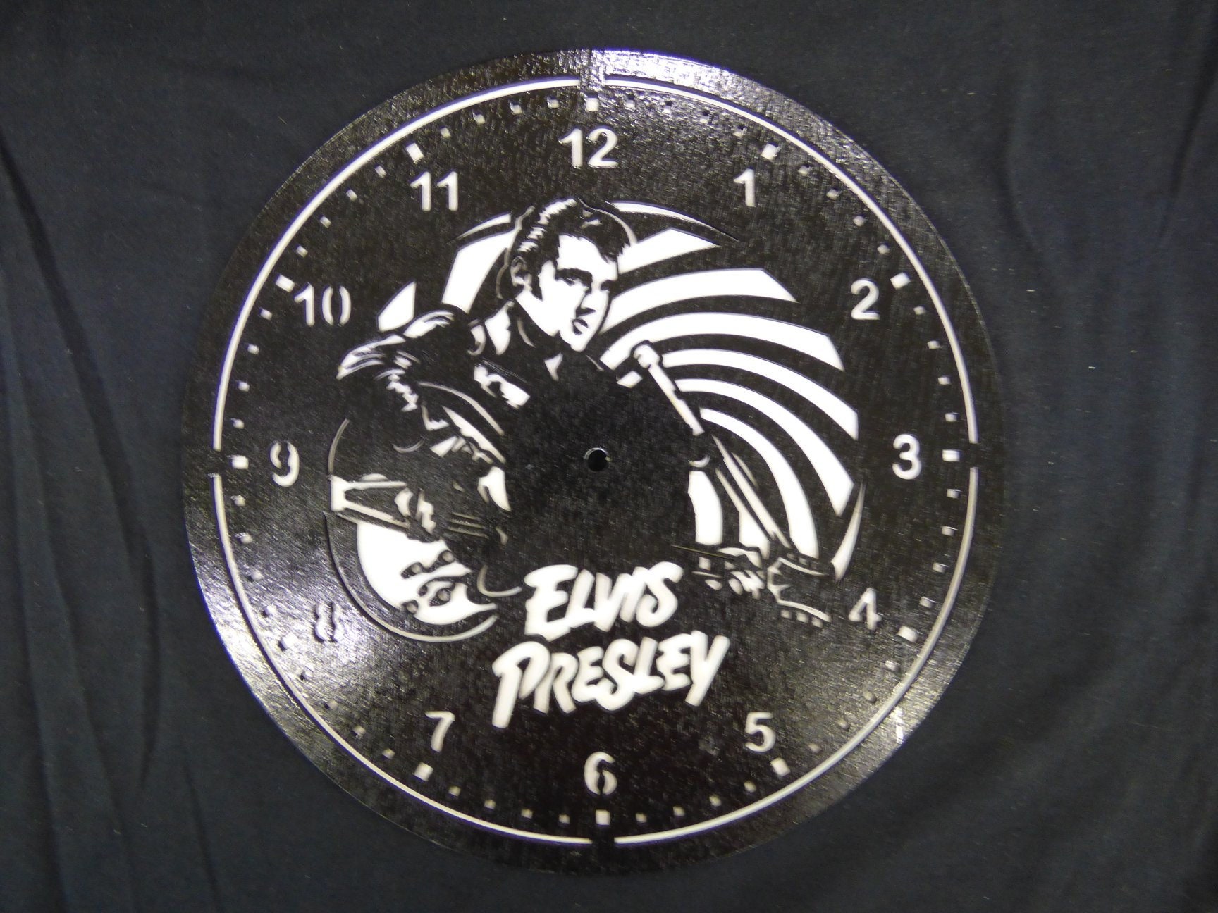 Elvis Presley Clock Etsy