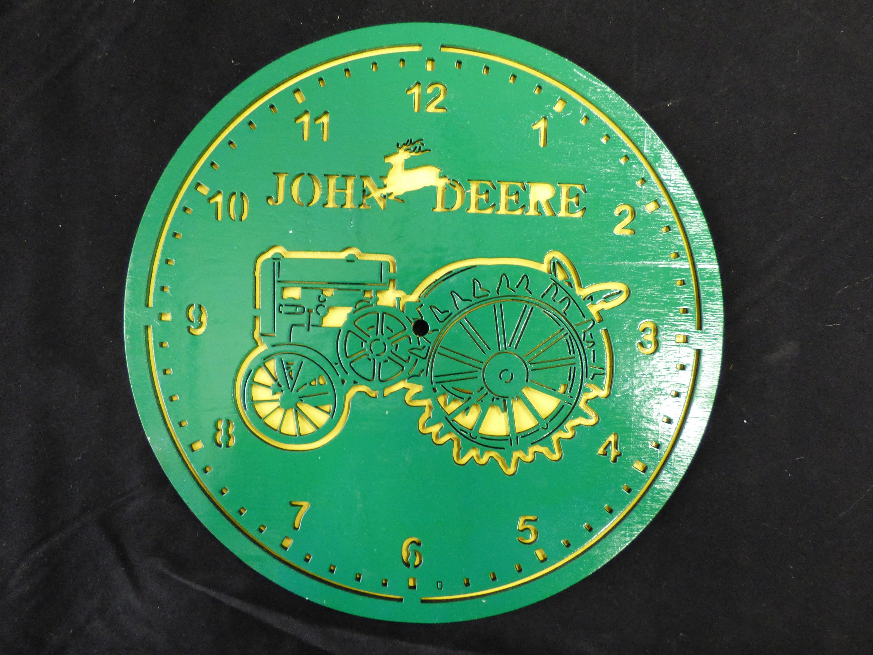 John Deere Clock Etsy