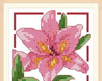 Lily Cross Stitch - Etsy UK