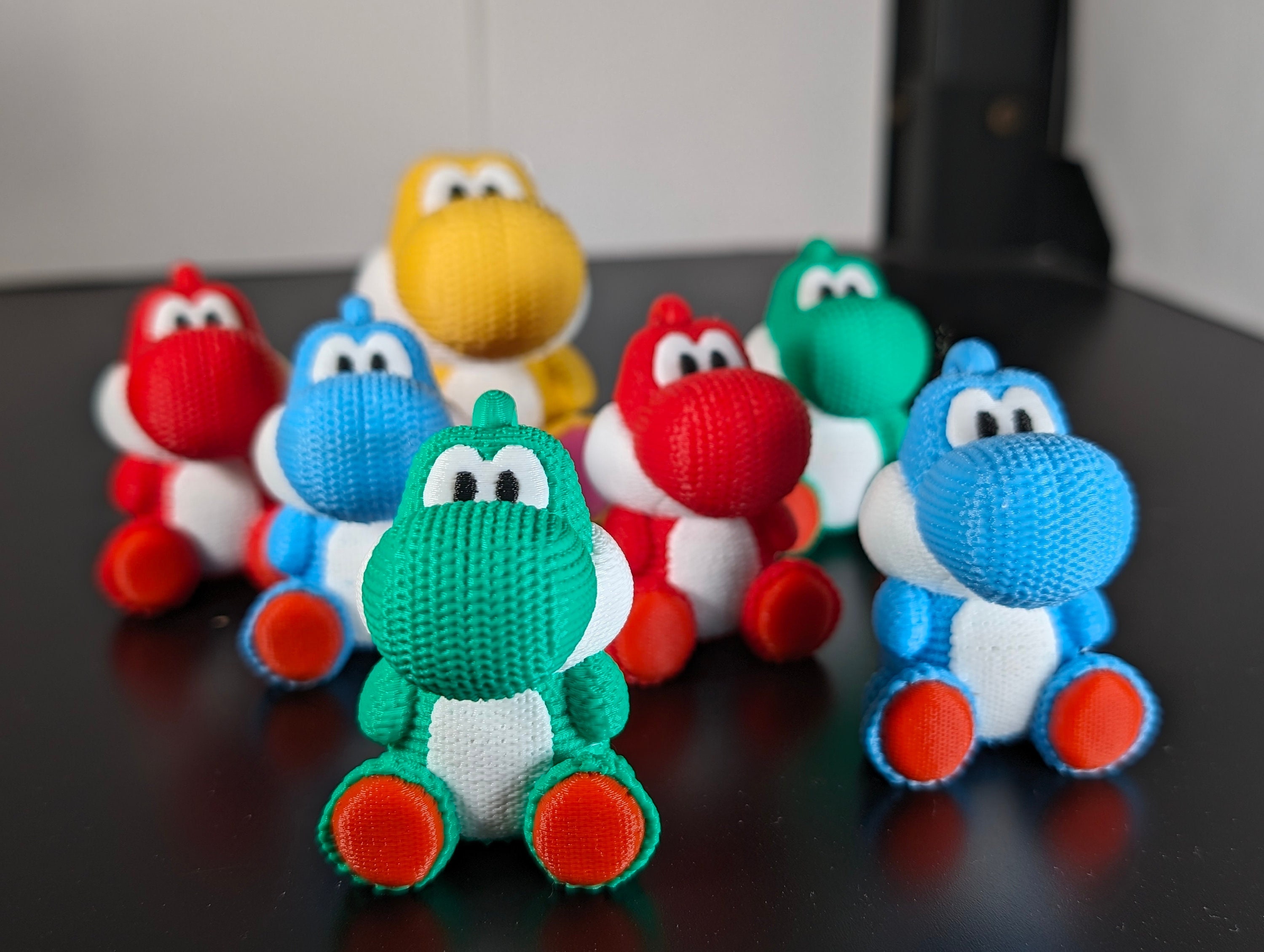 Crochet Yoshi Figurine | Cute 3D Printed Desk Buddy - Etsy