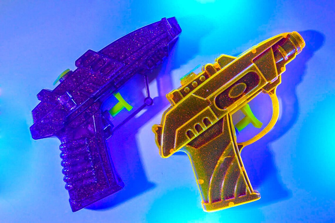 GLITTER GUN Shoot Glitter From The Palm of Your Hand Ideal Etsy