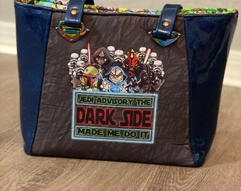 Come To The Dark Side We Have Cookies noir motif sac à bandoulière Messenger Bag