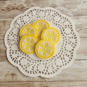 Play Food, Felt Play Food, Felt lemon Slices, Pretend Play Food Set, Learning Toy, Preschool Toy, Felt Fruit, Felt Food