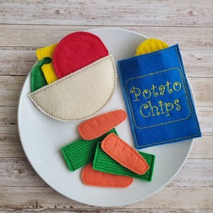 Felt Pita, Pita Sandwich, Pretend Lunch, Pretend Play Food, Pretend Play, Food Set, Play Food, Learning Toy, Toddler Gift