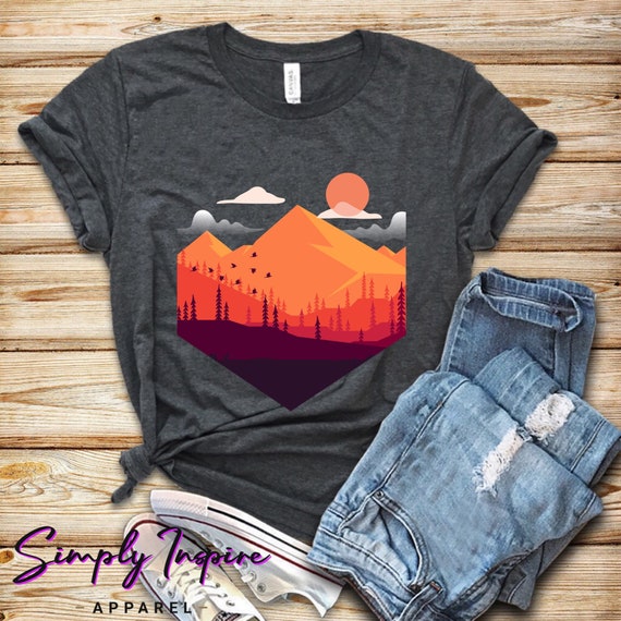 Camping Shirt Save the Earth T-shirt Nature Shirt - Etsy