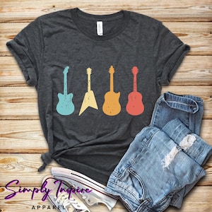 Electric Guitar Shirt - Gift For Guitarists - Acoustic Guitar Shirt - Musician Tee - Tank Tops - Hoodies - Unisex Tees
