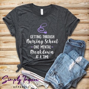 Nursing School Shirt\ Nurse Stethoscope T-Shirt\ Funny Nursing Shirt\ Nurse Shirt\ Gift for Nursing Students\ Hoodies