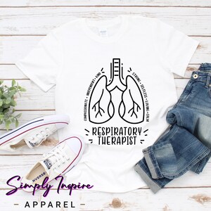 Therapeut Shirt\ Süßes Atemschutz Shirt\ Pulmonologist Shirt\ Therapeut Geschenk\ RT Wertschätzung Unisex T-Shirt\ Hoodies