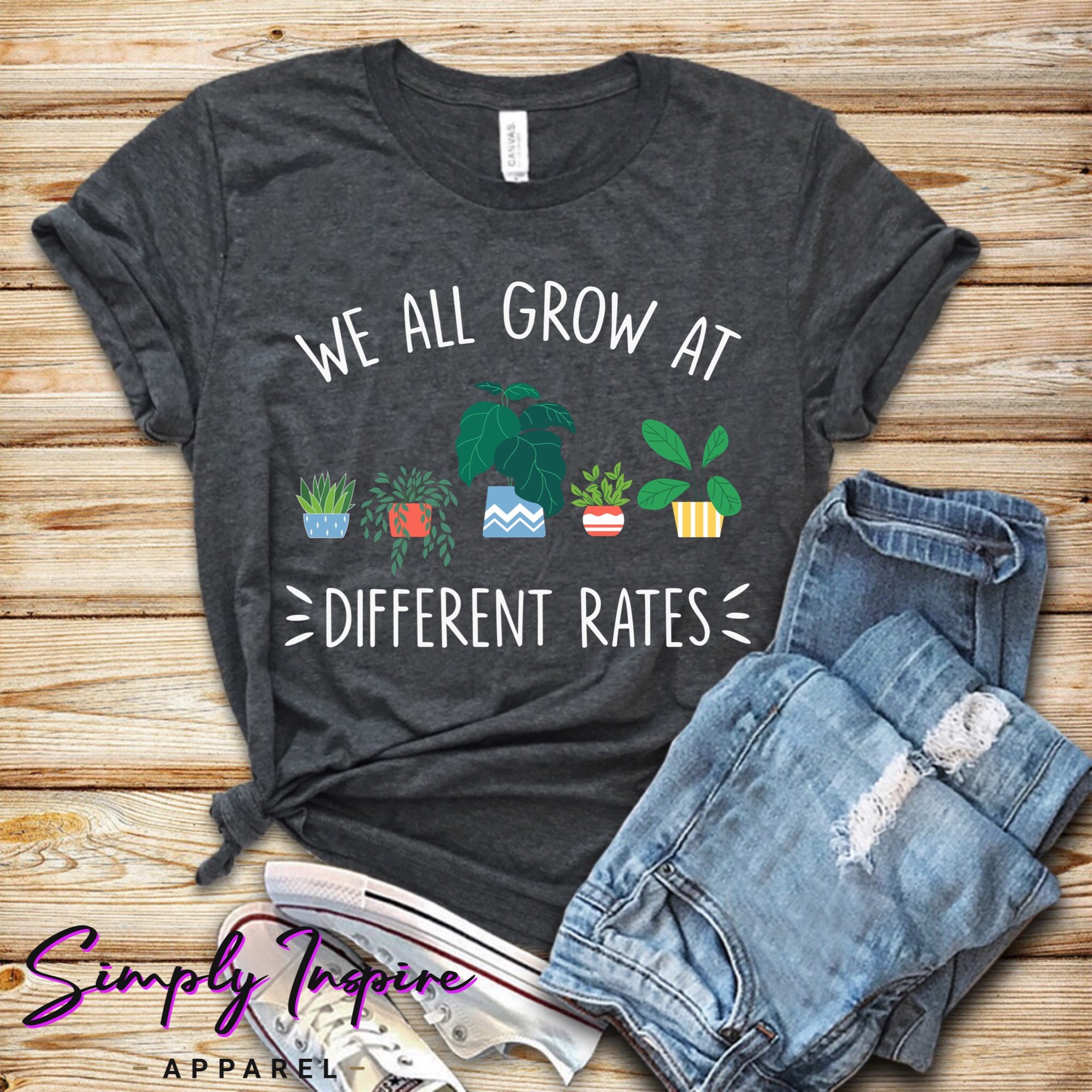 Teacher Shirt • We All Grow at Different Rates Shirt • Counselor Shirt