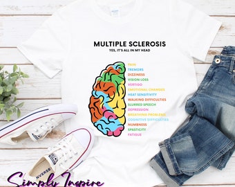 Camisa de esclerosis múltiple • Camisa de concientización de la EM • Camisa de cinta naranja • Camisa de apoyo de la EM • Sí, está todo en mi camisa de cabeza • Regalo para la esclerosis
