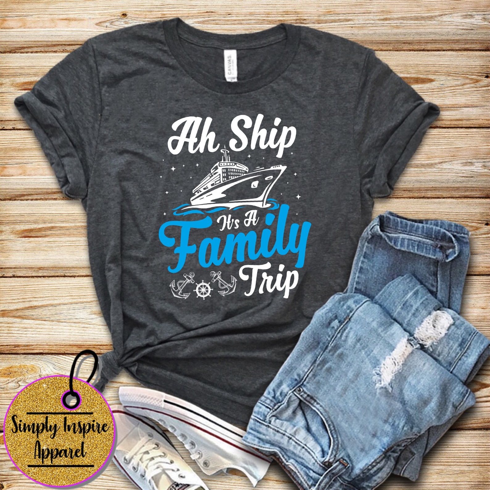 Family Cruise Shirts\ Ah Ship Its A Family Trip Family Vacation Shirt ...