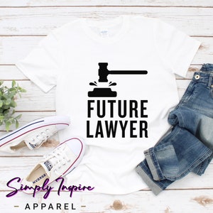 Future Lawyer Shirt\ Law School gift\ New Lawyer Gift\ Law Student Graduation Gift\ Law Degree Unisex Tee
