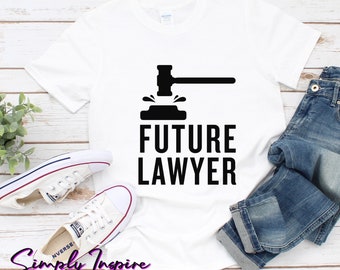 Zukünftiges Anwaltsshirt\ Jura Schule Geschenk\ Neuer Anwalt Geschenk\ Jura Student Abschluss Geschenk\ Jura Abschluss Unisex Tee