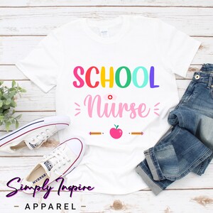 School Nurse Shirt • Gift for Nurses • Nurse Appreciation • School Clinic Shirt • Student Nurse Tee • Hoodies • Unisex Tee