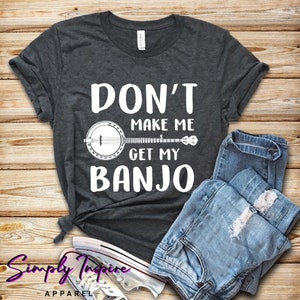 Banjo Shirt • Banjo Spieler Shirt • Geschenk für Musiklehrer • Banjo Lehrer Geschenk • Country Musik Shirt • Volksmusik T-Shirt • Hoodie • Sweatshirt