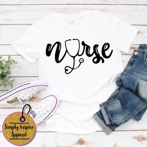 Love Nurse Shirt\ Nurse Stethoscope T-Shirt\ Funny Nursing Shirt\ Nurse Shirt\ RN Shirt\ Nurse Gift Ideas\ Nurse Tees