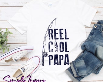 Angelshirt\ Reel Cooles Papa Angelshirt\ Angeln Shirt für Männer\ Vatertagsgeschenk\ Angeln T-Shirts\ Angeln Geschenke für Männer