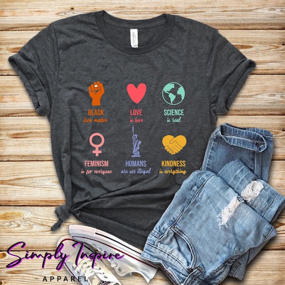 Love Is Love Black Lives Matter Equality Feminist Shirt Love Is Love Black Lives Matter Equality Feminist Shirt