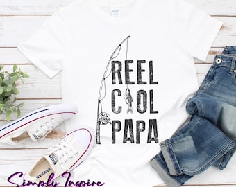 Reel Cool Papa Fishing-shirt - Vaderdagcadeau