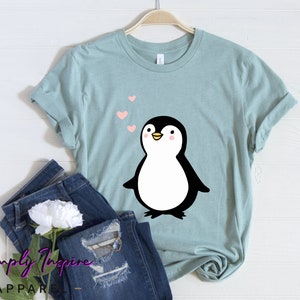 Penguin Shirt • Gift for Penguin Lovers • Just A Girl Who Loves Penguins Tee • Cute Penguin Shirt • Penguin Lover Shirt • Sweatshirts
