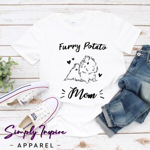 Guinea Pig Shirt • Guinea Pig Mom Shirt • Guinea Pig Lover • Furry Potato Mom Tee • Guinea Pig Gift • Animal Lover Shirt • Sweatshirts
